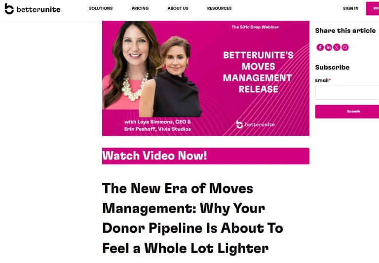 Better Unite Moves Management Release