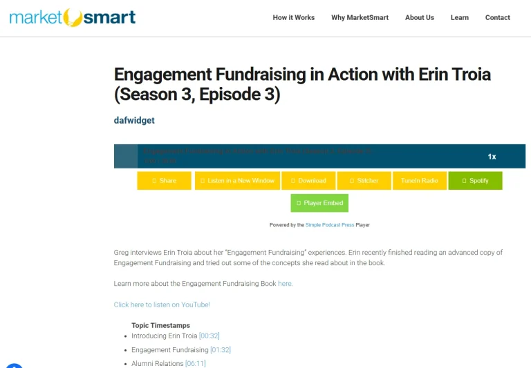 iMarketSmart Engagement Fundraising in Action